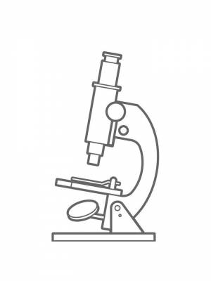 Раскраски Микроскоп   в формате