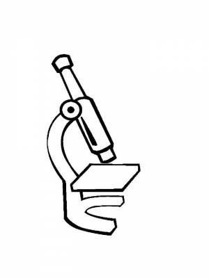 Раскраски Микроскоп   в формате