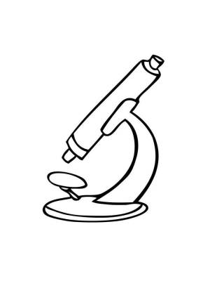 Раскраски Микроскоп