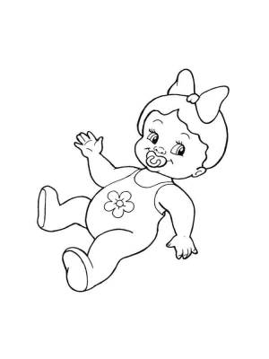 Раскраски Младенец