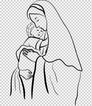 Младенец Иисус рисует Мадонну, дитя, белый, ребенок, лицо png