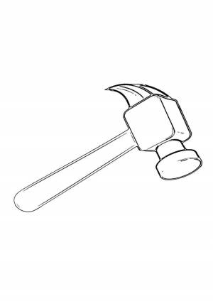 Раскраска молоток