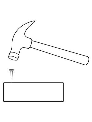Раскраски Молоток
