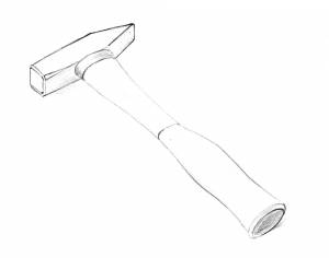 Раскраска Молоток