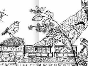 Раскраска с иллюстрациями П