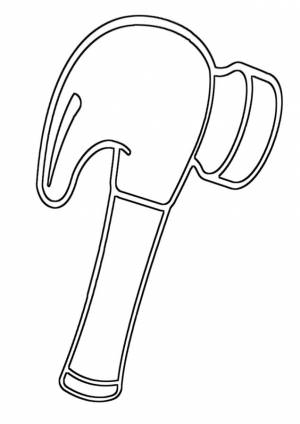 Раскраска молоток