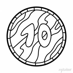 Книжка-раскраска, монета фотообои