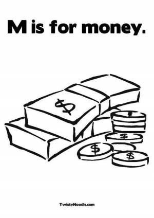 Раскраски, Крупные купюры, Деньги Деньги, Много евро, Копилка монет, раскраска монет, Монета 1946 года, Д значит деньги, Мешки денег