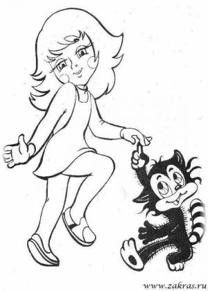 Раскраски Чучело мяучело