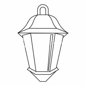 Раскраски Фонарь для детей