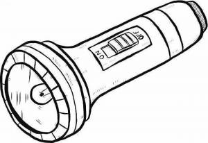 Раскраски Фонарик