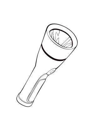 Картинка Фонарь раскраска  онлайн