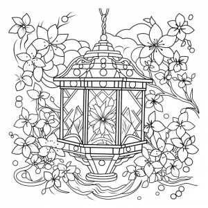 Торо нагасияпонский фестиваль фонарей раскраска раскраска фонарей в память об умерших