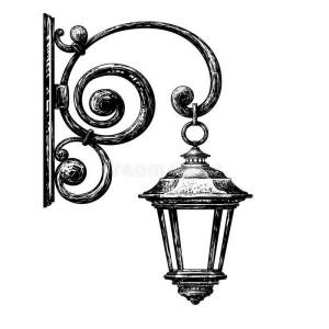 Рисунок фонарь простой