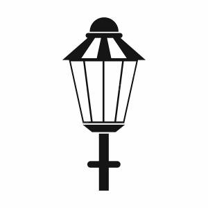 уличный фонарь значок простой стиль PNG , улица, огонь, икона PNG картинки и пнг рисунок для й загрузки