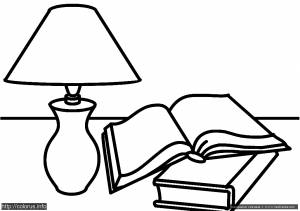 Раскраска Книги