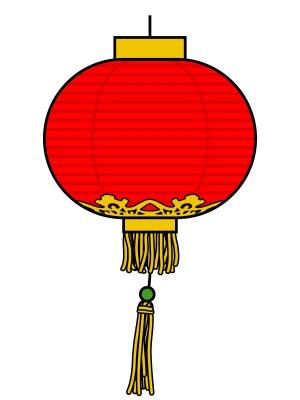 Китайский фонарь рисунок