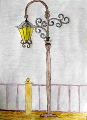 Волшебные фонари в рисунках на урок ИЗО в 3 классе