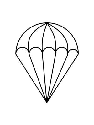 Раскраски Парашют