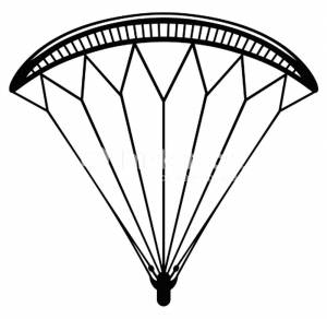Раскраска Парашют
