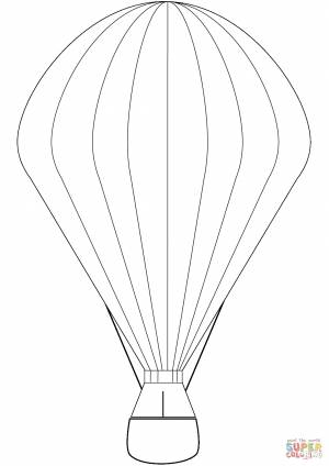Парашют раскраска
