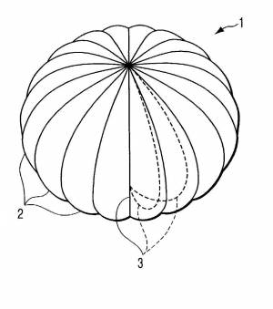 Раскраска Парашют
