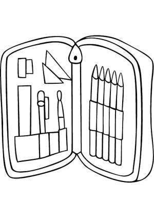Раскраска пенал
