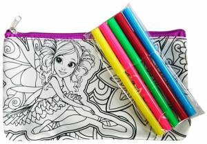 поделка Color Kit Пенал-раскраска Фея SPL002, цены на Мегамаркет