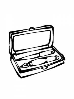 Раскраски Пенал   в формате