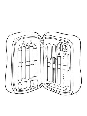 Пенал раскраска