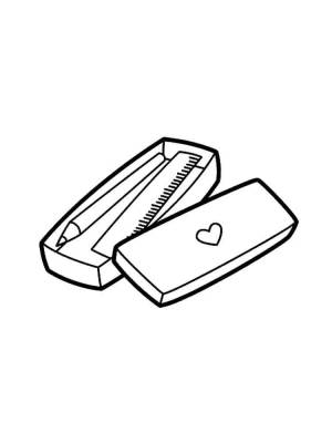 Раскраски Пенал