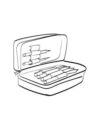 Раскраски Пенал