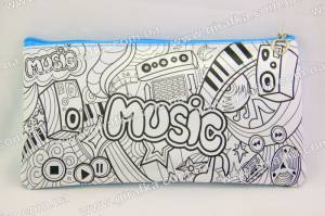 Пенал для раскрашивания Music