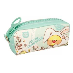 Пенал с большой молнией Уточка 19*6,5*8 см Мечты сбываются MM12470
