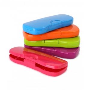 Пенал школьный пластиковый футляр, 85*204*25 мм, СТАММ