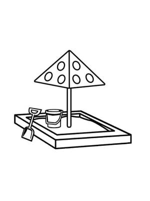 Раскраски Песочница