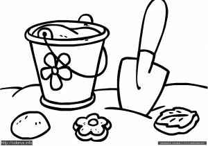 Раскраска Песочница