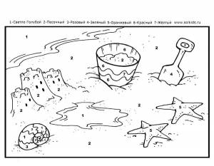 Раскраски песочница, Раскраска Песочница Раскраски для малышей
