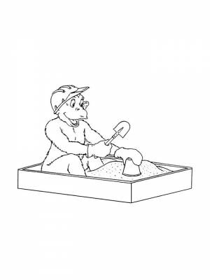 Раскраски Песочница   в формате