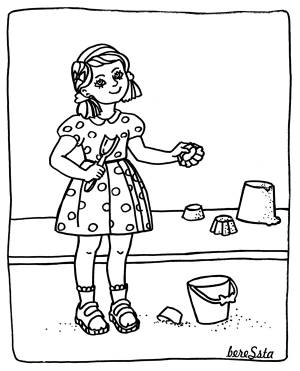 Иллюстрация Раскраска