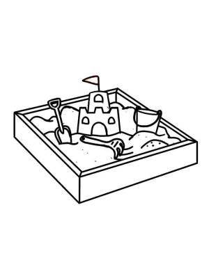 Раскраски Песочница