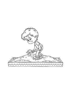 Раскраски Песочница