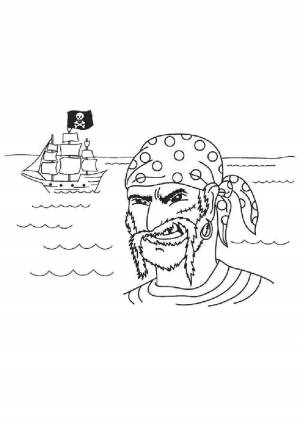 Раскраски, пираты пираты