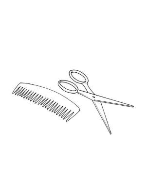 Раскраски Расческа