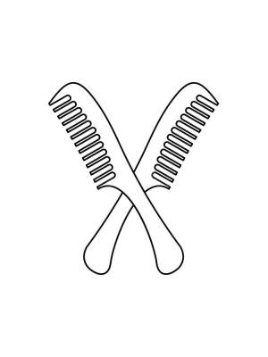 Раскраски Расческа