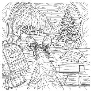 КР Раскраска-антистресс для работы маркерами с кедами 99906937