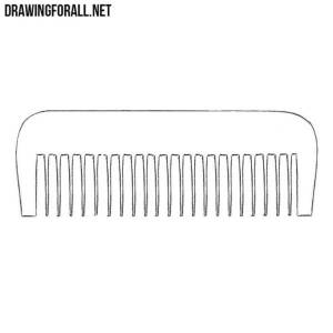 Как нарисовать расческу