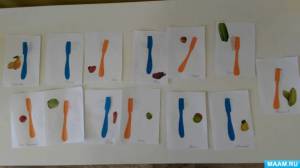 Аппликация расческа