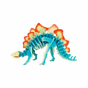 Деревянный конструктор-раскраска Robotime стегозавр Stegosaurus