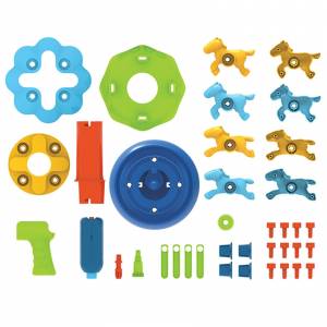 конструктор edu-toys «карусель» 38 деталей за 1488 рублей в интернет-магазине Думка